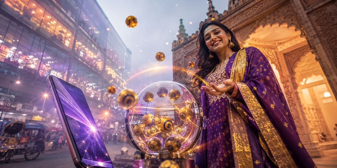 রংপুরে লটারি গেমে অংশ নিচ্ছেন একজন তরুণী